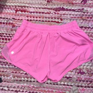 Lululemon Hot Pink Hotty Hot Shorts